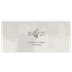 Calendrier de bureau — Initiales fleuries [couverture]