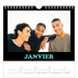 Calendriers annuels carré — Fun Typo [Janvier]