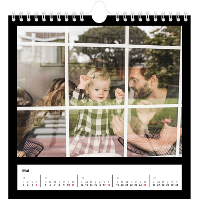 Calendriers annuels carré — Bodures noires [couverture]