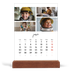 Calendrier de bureau support bois - portrait  — Arrangements photo [Janvier]