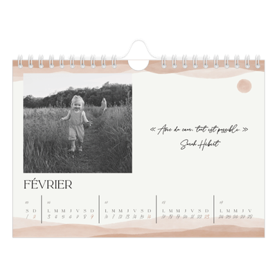Calendrier photo A5 — Citations inspirantes [Février]