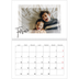Calendrier photo A4 double (30 x 40 cm) — Cadre clair [Février]