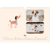 Calendrier photo A3 — Pattes de chien et gribouillis [Mars]