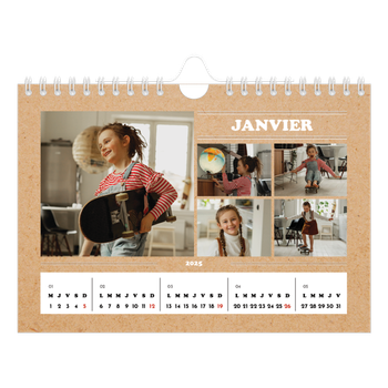 Calendrier photo A5 — Chronique de l'année