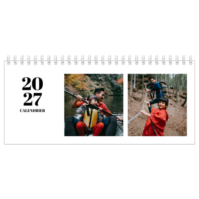 Calendrier de bureau — Sérif et moments [couverture]