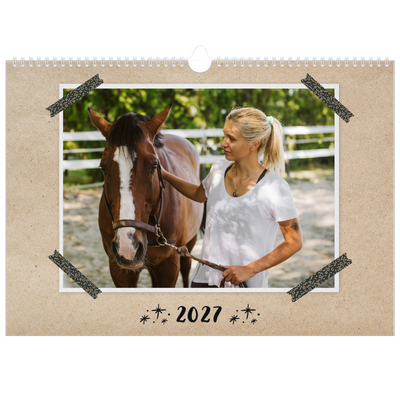 Calendrier photo A3 — Scrapbooking [couverture]