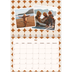 Calendrier photo A4 double (30 x 40 cm) — Motifs rétros [couverture]