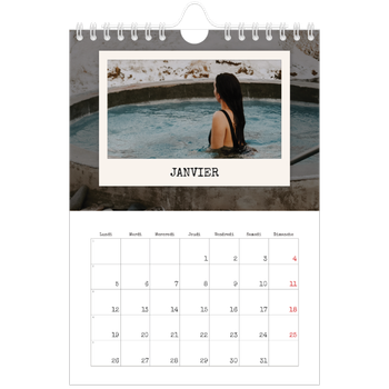 Calendrier photo A5 — L'édition portrait