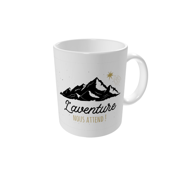 Mug personnalisé — Explosion d'aventure