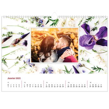 Calendrier photo A3 — Efferverssence florale