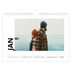 Calendrier photo A4 — Espace blanc [Janvier]