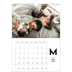 Calendrier photo A4 (20 x 30 cm) — Projecteur sur les lettres [couverture]