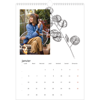 Calendrier photo A3 — Herbier
