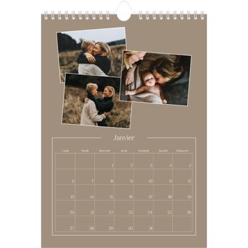 Calendrier photo A4 — Souvenirs artisanaux