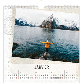Calendrier photo carré — Parts unknown