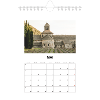 Calendrier photo A5 — Simple photo [couverture]