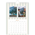 Calendrier photo A5 — Lettrages et rayures [Janvier]