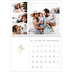 Calendrier photo A4 double (30 x 40 cm) — Manuscrit [Avril]