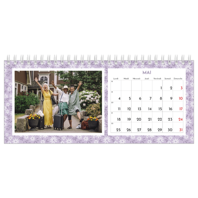 Calendrier de bureau — En floraison [couverture]