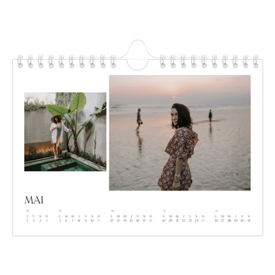 Calendrier photo A5 — Surf & couchers de soleil [couverture]
