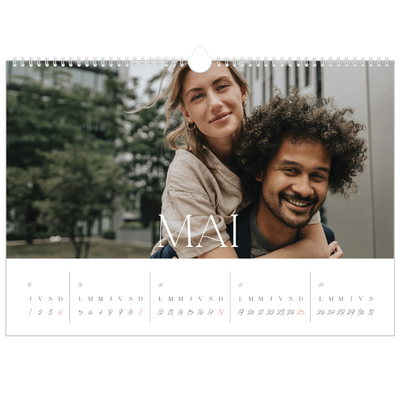 Calendrier photo A3 — Plus grand que la vie [couverture]