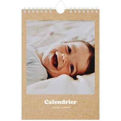 Calendrier photo A5 — Chronique de l'année [couverture]