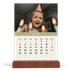 Calendrier de bureau support bois - portrait  — Chapitres pastel [Janvier]
