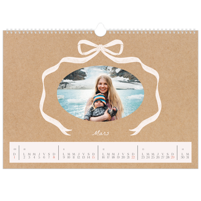 Calendrier photo A3 — Kraft et nœud [Mars]