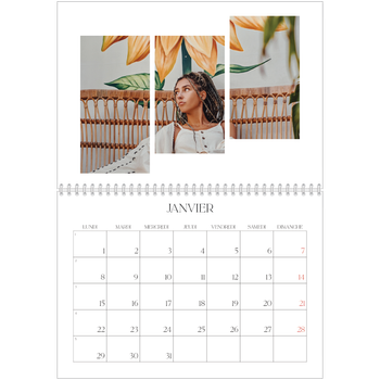 Calendrier photo A4 double — Fragments de voyage
