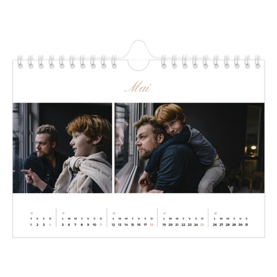 Calendrier photo A5 — Diaporama [couverture]
