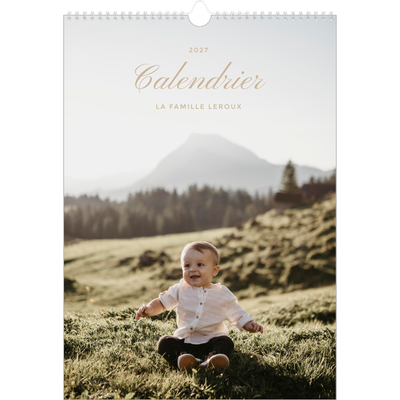 A3 Calendrier annuel — Diaporama [couverture]