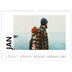Calendrier photo A3 — Espace blanc [Janvier]