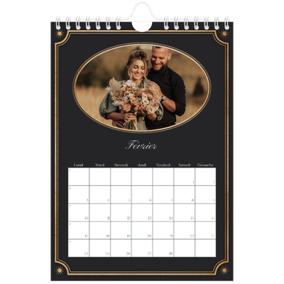 Calendrier photo A5 — Classique vintage [Février]