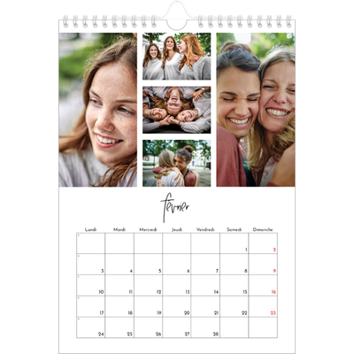 Calendrier photo A4 (20 x 30 cm) — Arrangements photo [Février]
