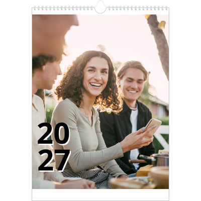 A3 Calendrier annuel — Jolie lettre [couverture]