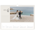 Calendrier photo A3 — Initiales fleuries [Janvier]