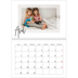 Calendrier photo A4 double (30 x 40 cm) — Cadre clair [Avril]