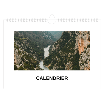 Calendrier photo A4 — Simple photo [couverture]