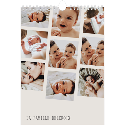 Calendrier photo A4 (20 x 30 cm) — Souvenirs en mouvement [couverture]