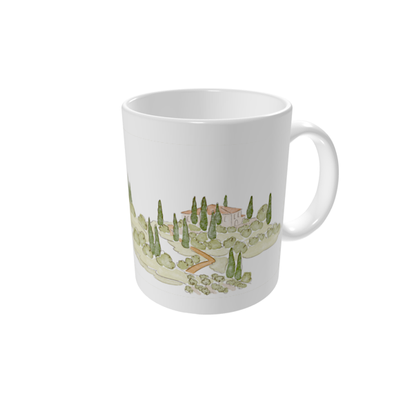 Mug personnalisé — Aquarelle et poésie