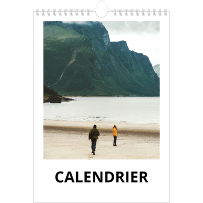 Calendrier photo A4 (20 x 30 cm) — Espace blanc [couverture]
