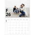 Calendrier photo A4 double (30 x 40 cm) — Jolie lettre [Février]