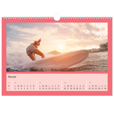 Calendrier photo A3 — Un monde en couleur [Février]