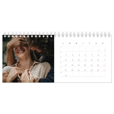 Calendrier de bureau — Plus grand que la vie [Mars]