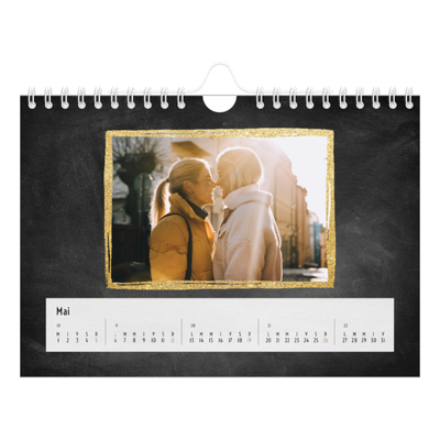 Calendrier photo A5 — Paillete et ardoise [couverture]