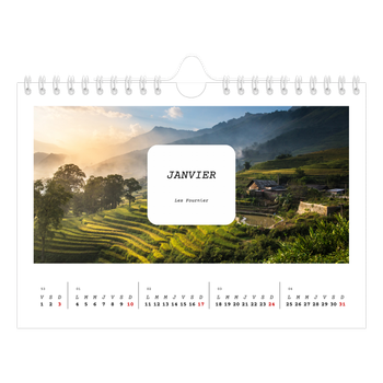 Calendrier photo A5 — Toute l'histoire