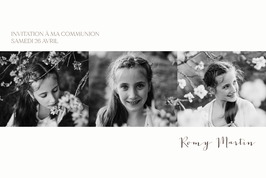 Cartons d'invitation — Style intemporel