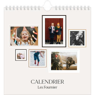 Calendriers annuels carré — Galerie de mur photo [couverture]