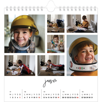 Calendrier photo carré — Arrangements photo