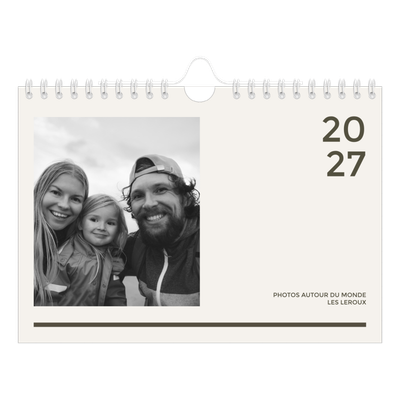 Calendrier photo A5 — Contemporain audacieux [couverture]